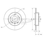 TOMEX Brakes Bremsscheibe